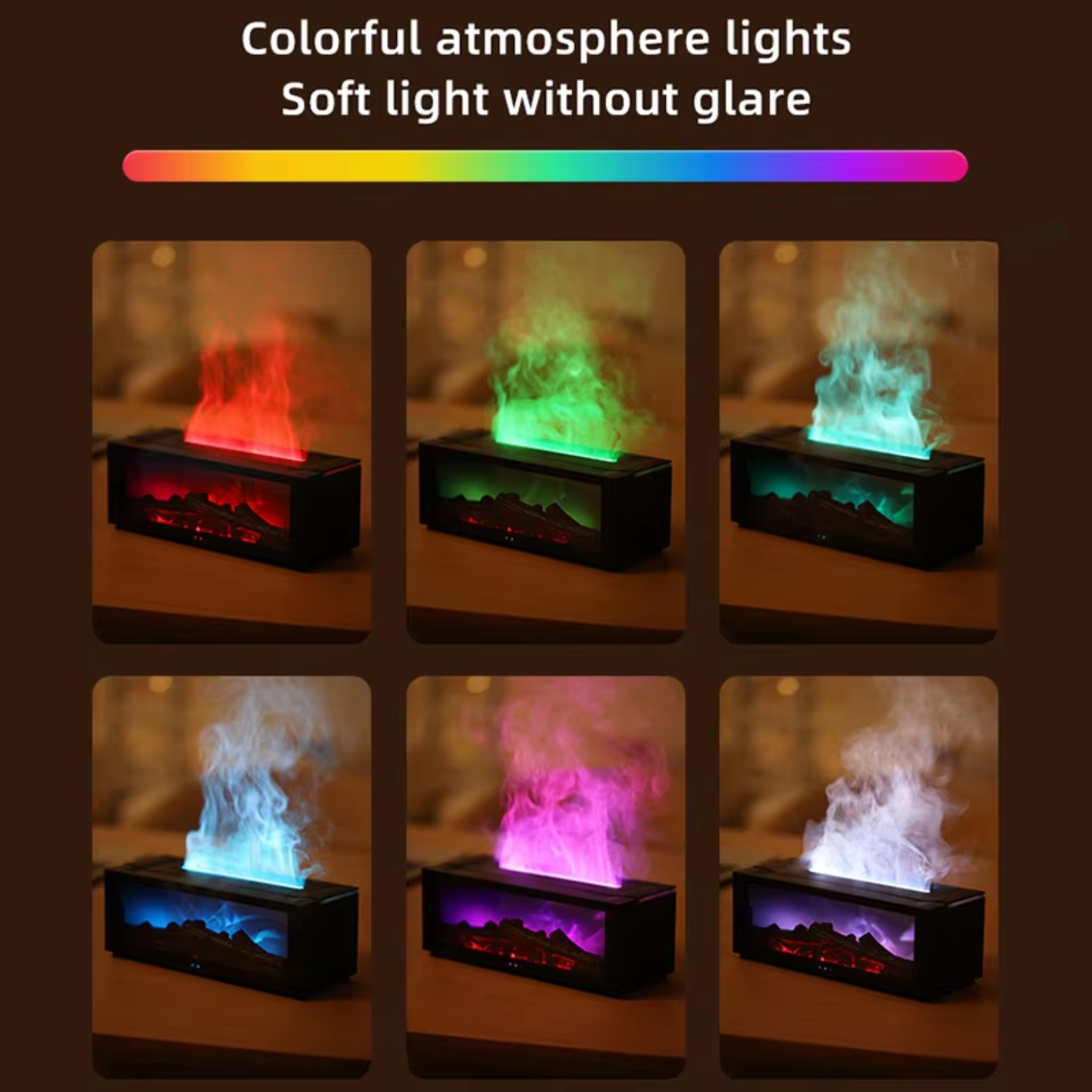 EmberGlow Flame Aroma Diffuser & Humidifier