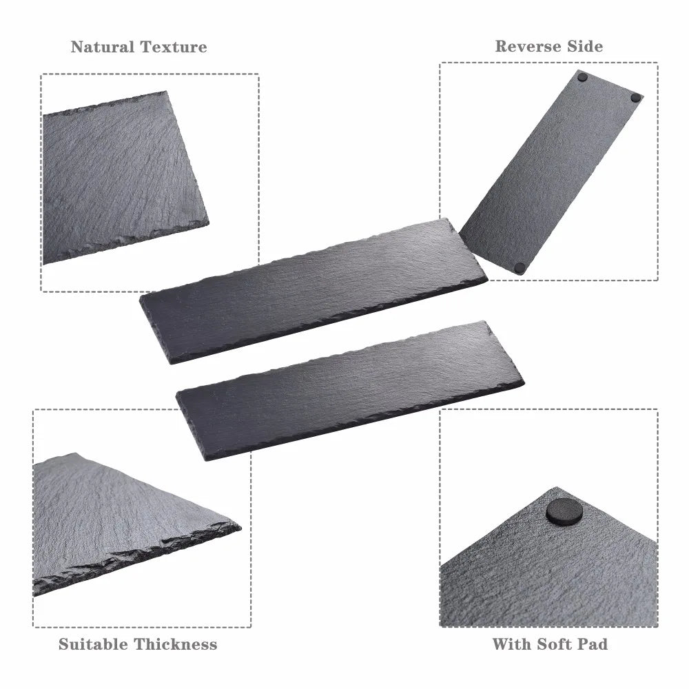 Kathleen 2 Piece Natural Slate Rectangle Placemat