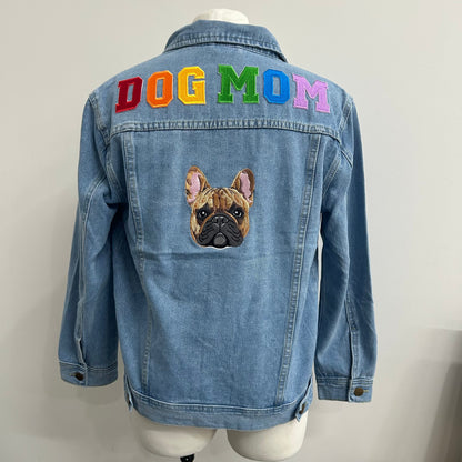 Pet Portrait Denim Jacket