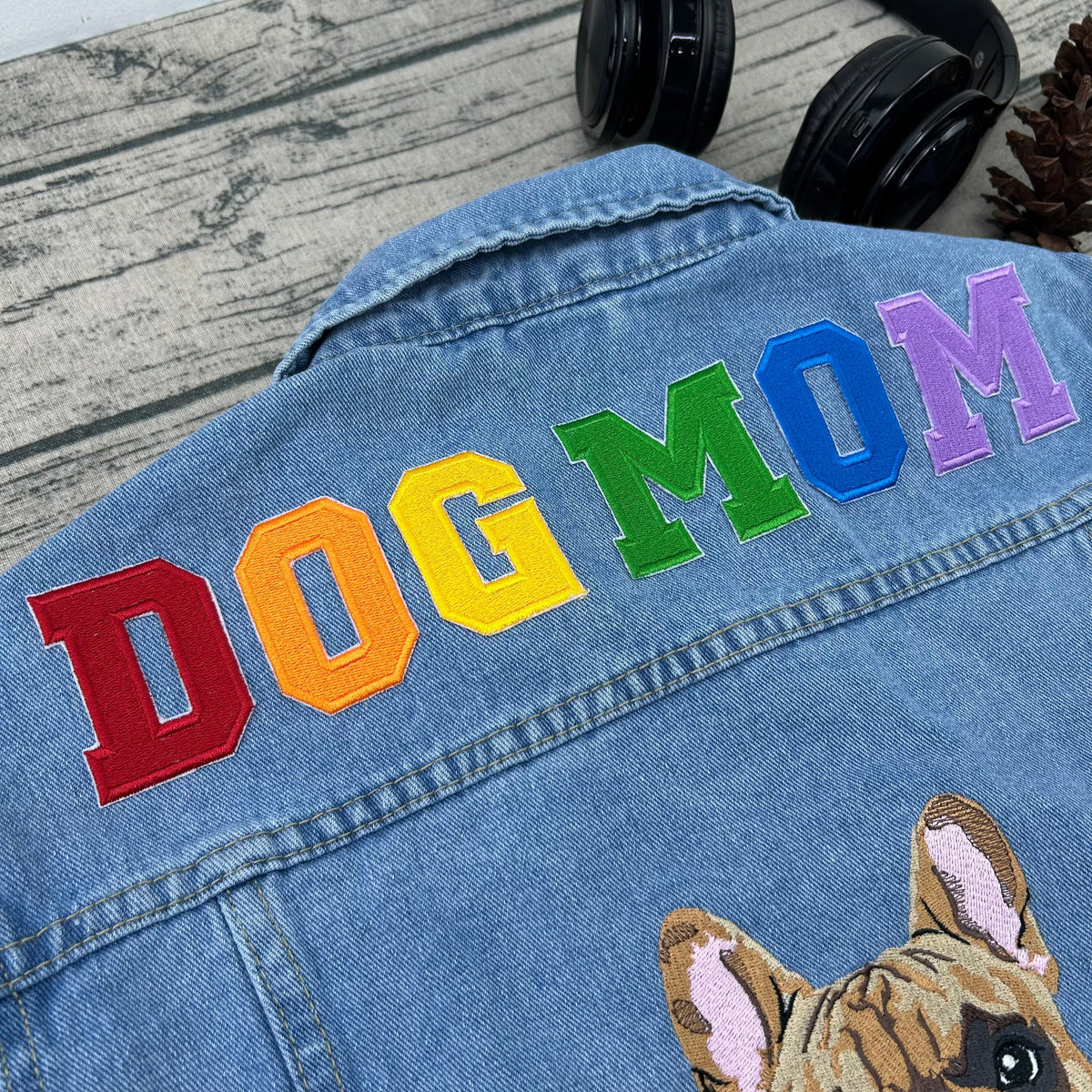 Pet Portrait Denim Jacket