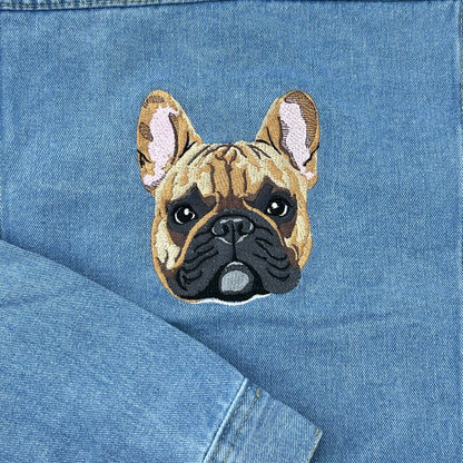 Pet Portrait Denim Jacket