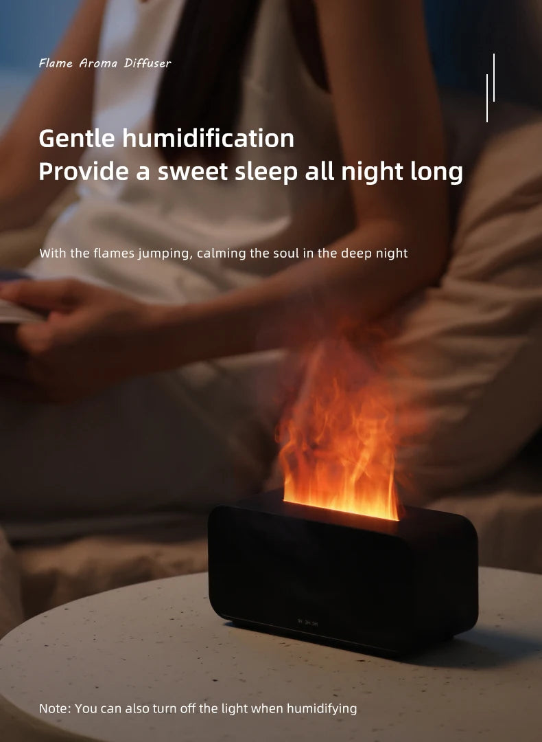 LumiFlame Mini Desktop Aromatherapy Diffuser & Humidifier