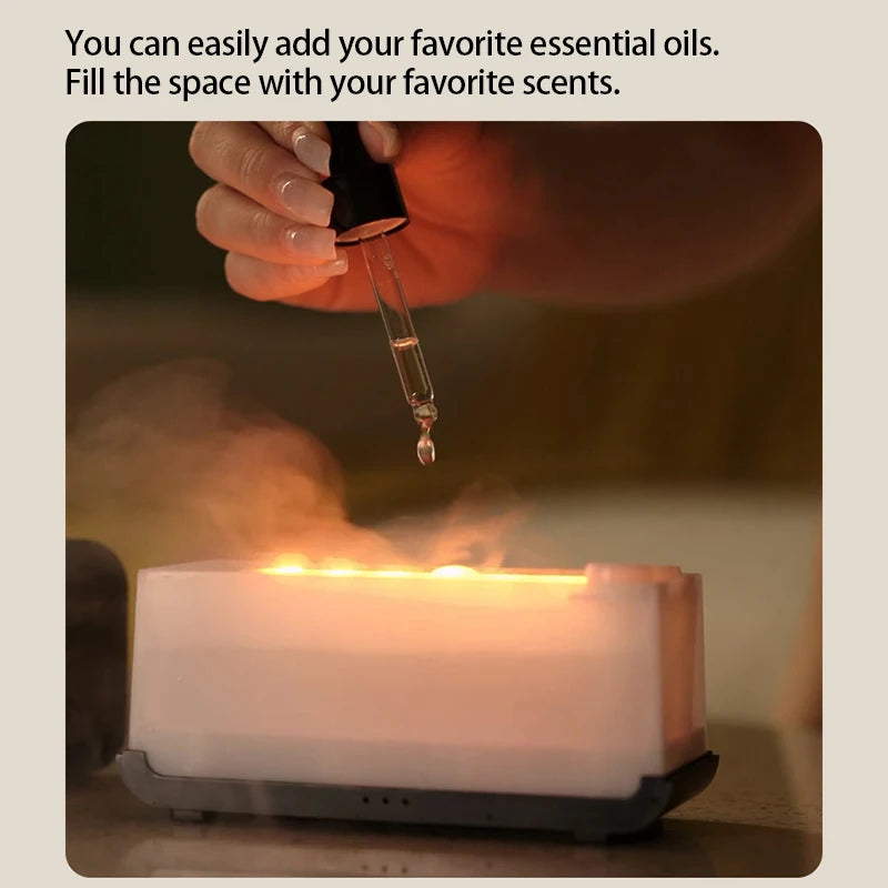 LumiFlame Mini Desktop Aromatherapy Diffuser & Humidifier