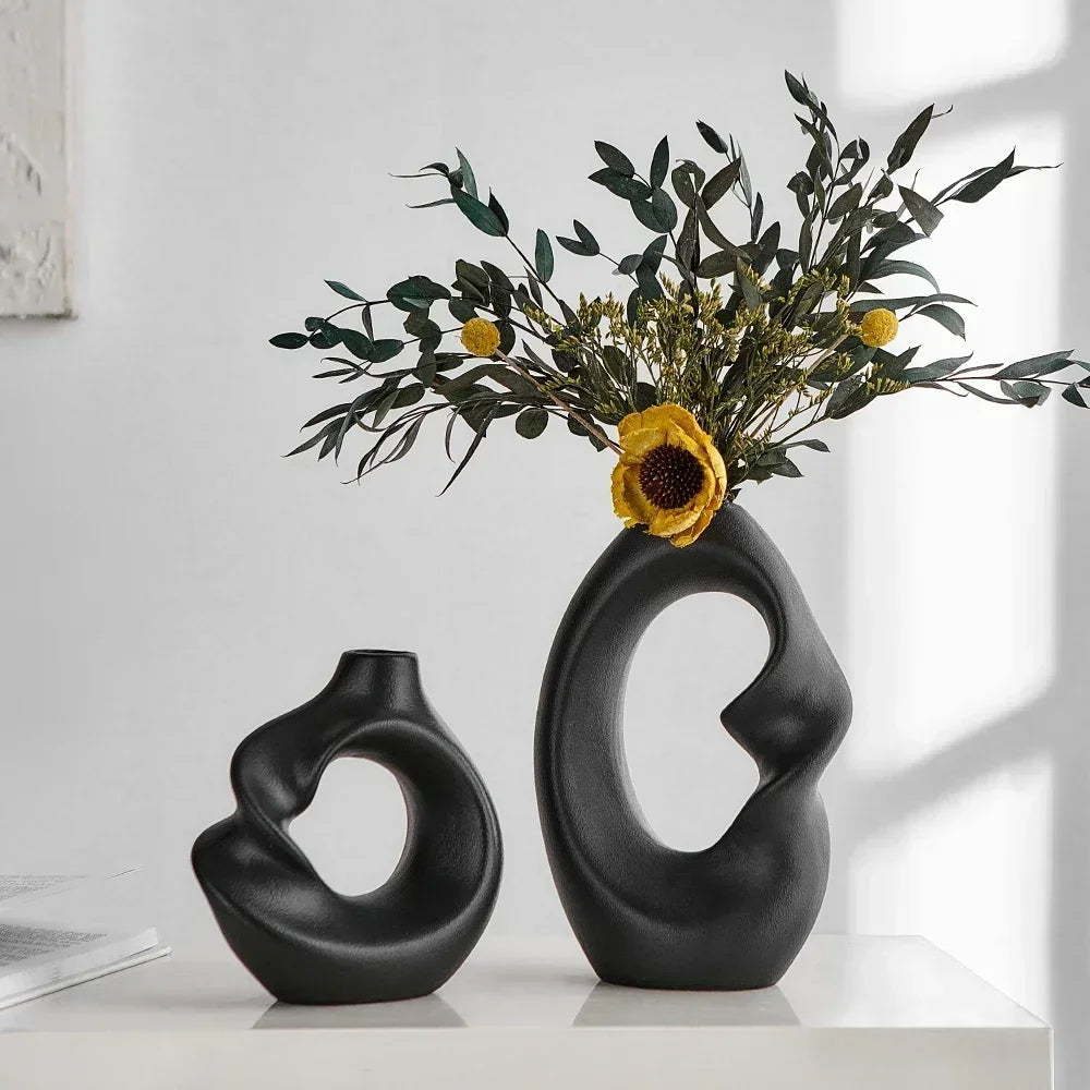 Joyce Artistic Curved Vase Set