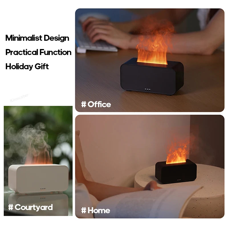 LumiFlame Mini Desktop Aromatherapy Diffuser & Humidifier