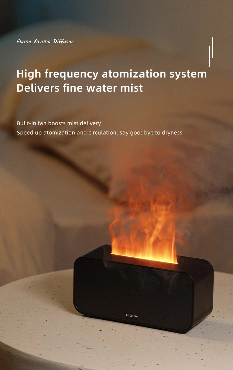 LumiFlame Mini Desktop Aromatherapy Diffuser & Humidifier